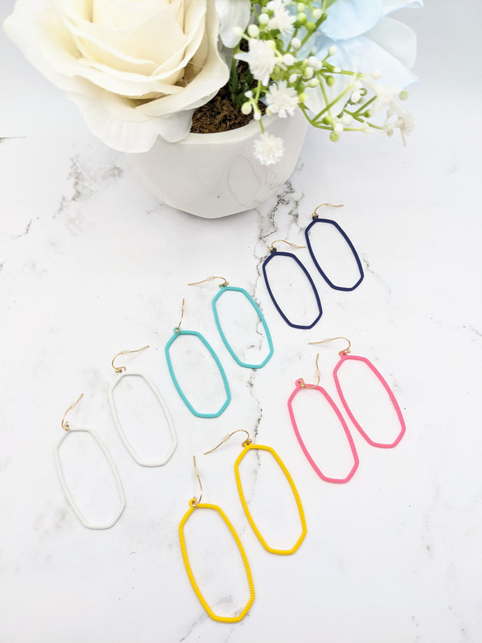 Colored Sphere Earrings