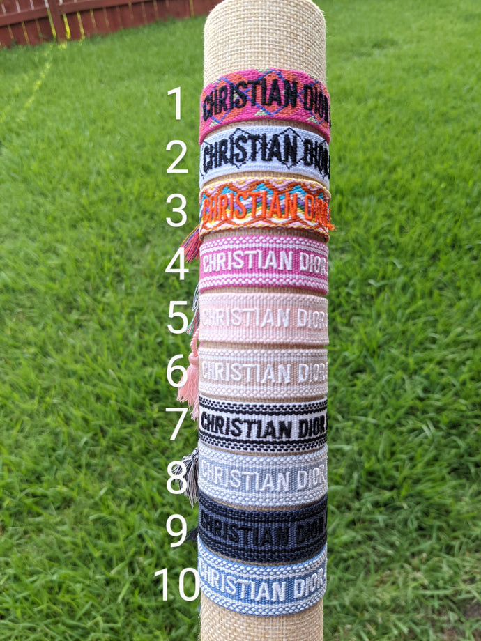 CD Woven Bracelet